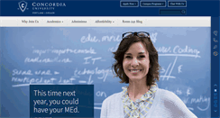 Desktop Screenshot of education.cu-portland.edu