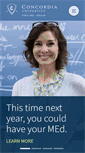 Mobile Screenshot of education.cu-portland.edu